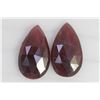 Image 1 : 32.22ct GIA Approved Ruby sapphire slice Pear cut