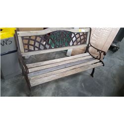 CAST IRON GARDEN BENCH