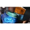 Image 1 : METAL COLEMAN COOLER PLASTIC COOLER TARP AND HOSE