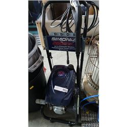 2600 PSI SIMONIZ PRESSURE WASHER, WORKING 5.5 HP