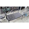 Image 2 : BLACK METAL PATIO BENCH