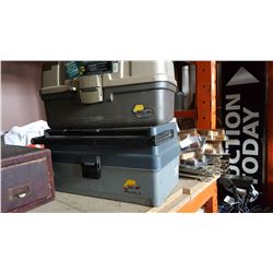 2 TACKLE BOXES