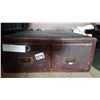 Image 1 : VINTAGE WOOD 2 DRAWER BOX