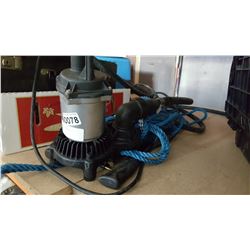 SUMP PUMP ROPE AND PRUNERS