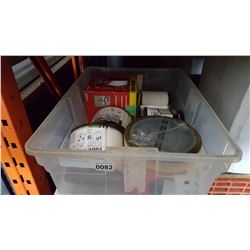 TOTE OF SHOP VAC FILTERS