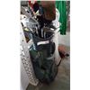 Image 1 : GREEN GOLF BAG W/ WILSON CLUBS