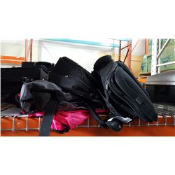 HUMMER BACKPACK, HIKING PACK W/ FLIPPERS AND TRAVEL BAG