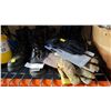Image 1 : 2 PAIRS OF MOTORCYCLE BOOTS, STEEL TOE BOOTS, AND GLOVES