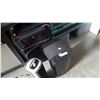 Image 1 : LASKE HEATER, GARBAGE BIN, AND LUGGAGE