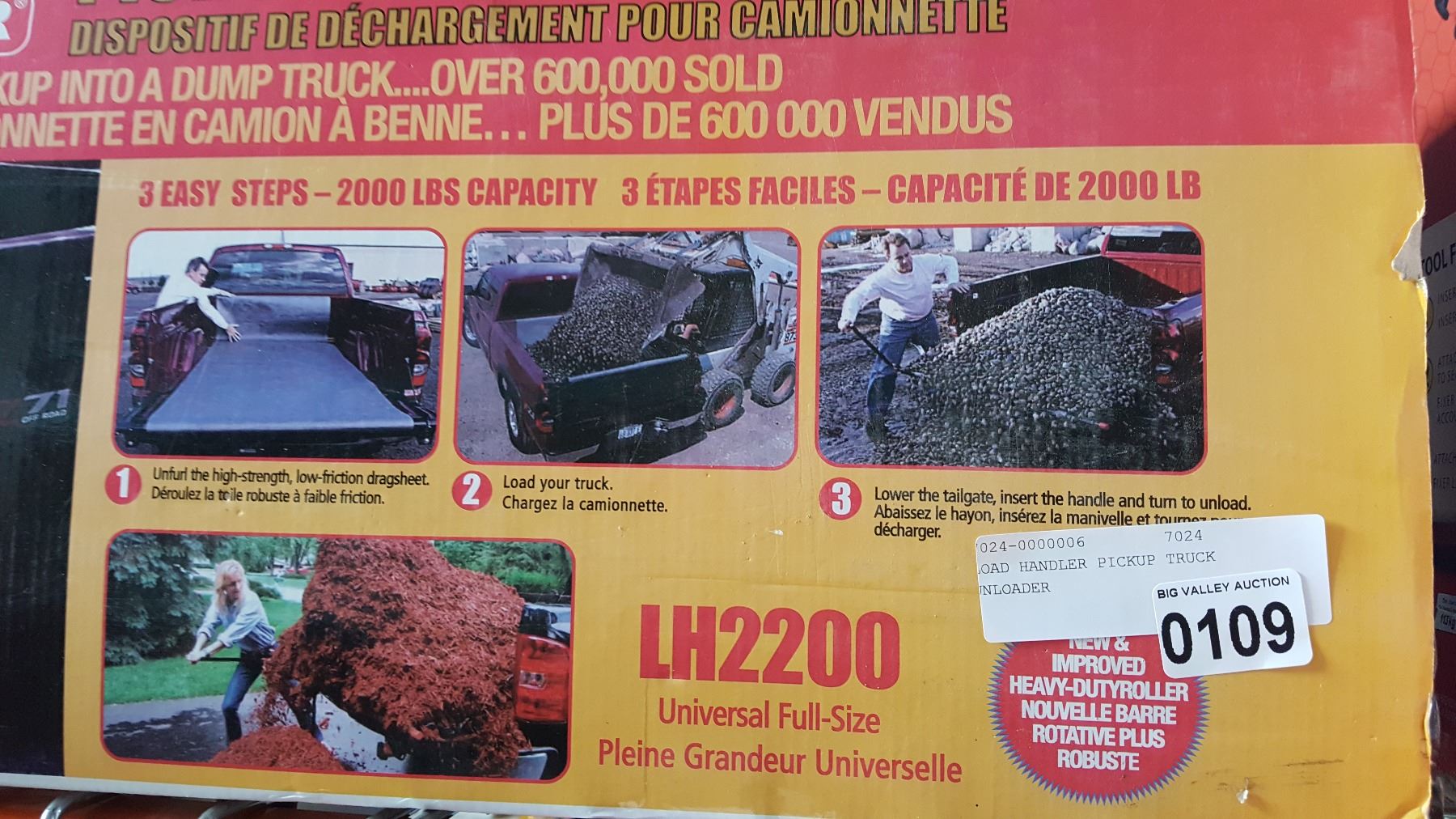 LOAD HANDLER PICKUP TRUCK UNLOADER