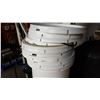 Image 2 : 10 PLASTIC PAILS WITH LIDS