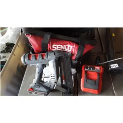 SENCO F-165 CORDLESS NAILER W/ BATTERY AND CHARGER IN BAG