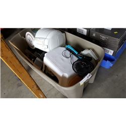 LARGE TOTE OF ESTATE GOODS