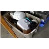 Image 1 : LARGE TOTE OF ESTATE GOODS