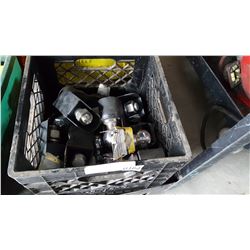 CRATE OF TRAILER HITCH BALLS