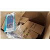 Image 2 : BOX OF NEW AUDIO CORDS AND BOX OF NEW PHONE CASES