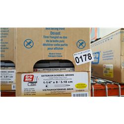 1 1/4 INCH EXTERIOR SCREWS 20X100PCS
