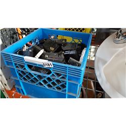 CRATE OF ELECTRICAL BREAKERS
