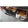 Image 1 : 10 WOOD BOXES AND PLASTIC BAGS