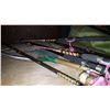 Image 2 : BUNDLE OF FISHING RODS AND NET