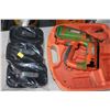 Image 1 : CASED PASLODE CORDLESS NAIL GUN NO BATTERY AND HAMMER POUCHES