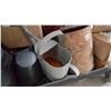 Image 2 : LOT OF METAL WATERING CANS