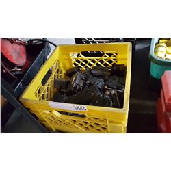 CRATE OF ELECTRICAL BREAKERS