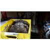 Image 1 : BOX OF SOLAR GARDEN LIGHTS AND CRATE OF GARDEN STONES