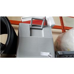 COLEMAN ELECTRIC COOLER, SLEEPING BAG, ROLLING BASKET, AND CONTAINER