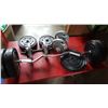 Image 1 : LOT OF FREE WEIGHTS AND BARS