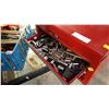 Image 3 : RED TOOL CHEST W/ CONTENTS
