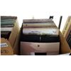 Image 2 : 2 BOXES OF RECORDS AND DVDS