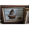 Image 3 : LOT OF OIL P. WONG PAINTINGS