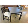 Image 2 : BLACK TABLE AND 2 CHAIRS