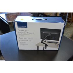 NEW OVERSTOCK INSIGNIA DESK TOP MONITOR MOUNT