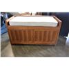Image 2 : OAK STORAGE BENCH