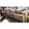 Image 1 : QUEEN SIZE METAL AND WOOD BED FRAME