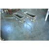 Image 1 : 2 METAL BASE PLANTER STANDS