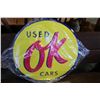 Image 1 : OK USED CARS TIN SIGNS