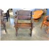 Image 2 : WOOD BENCH AND CHAIR