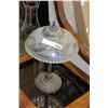Image 1 : VITNAGE LAMP WITH GLASS SHADE