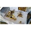 Image 3 : CUFFLINKS AND TIE PINS, GOLD VIAL, AND NECKLACE