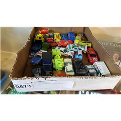TRAY OF HOTWHEELS AND OTHER TOY CARS