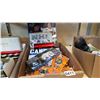 Image 1 : TRAY OF HOCKEY COLLECTIBLE AND MINI MCDONALDS HOCKEY STICKS