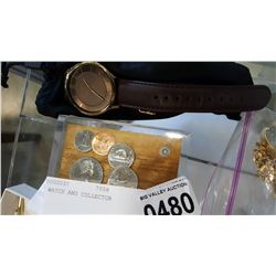 TIMEX WATCH AND COLLECTOR COINS