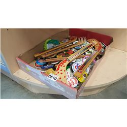 COLLECTIBLE BUTTONS AND MINI HOCKEY STICKS