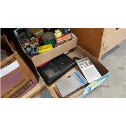 WALKMANS AND RADIOS AND TINS
