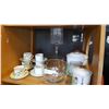 Image 1 : SHELF LOT ESTATE GLASS CHINA AND CANNISTERS