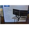 Image 2 : NEW OVERSTOCK INSIGNIA DUAL DESKTOP MONITOR MOUNT