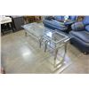 Image 1 : GLASS TOP COFFEE AND END TABLE